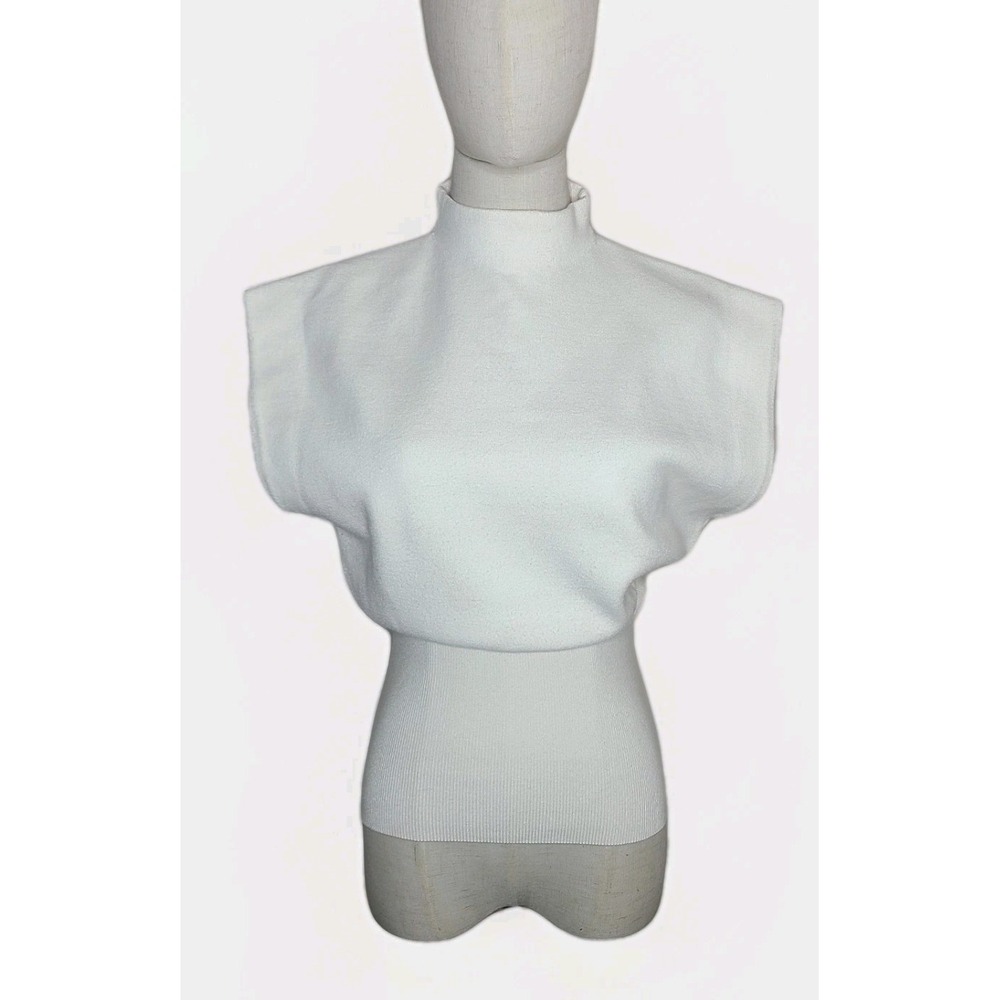 Stockholm Atelier Other Stories‎ Sleeveless Sweater Top Structured Futuristic XS